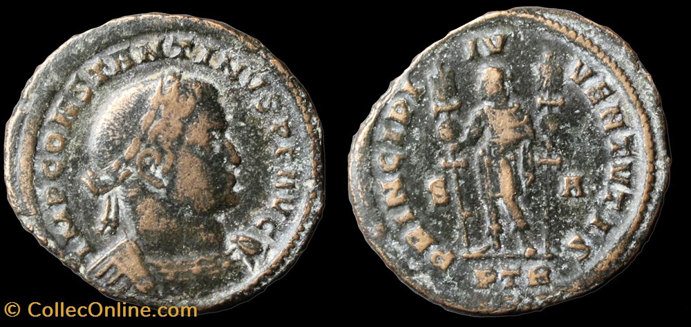 Constantin I monnaies antiquite av jc ap romaines republicaines imperiales constantin i