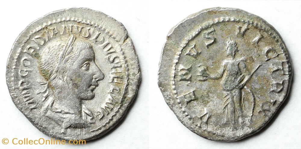 monnaies antiquite av jc a ap romaines republicaines imperiales gordien iii