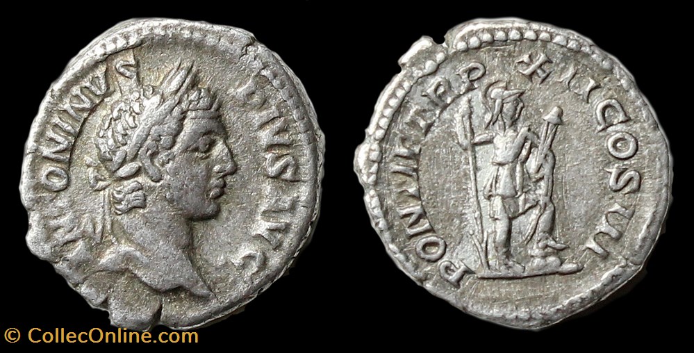 Caracalla monnaies antiquite av jc ap romaines republicaines imperiales caracalla