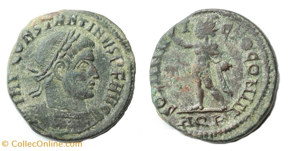 Constantin I monnaies antiquite av jc ap romaines republicaines imperiales constantin i