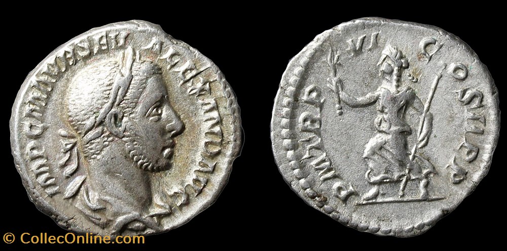Alexandre Sévère monnaies antiquite av jc ap romaines republicaines imperiales alexandre severe