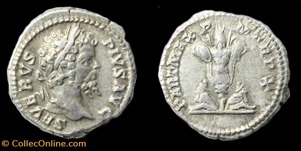 Septime Sévère monnaies antiquite av jc a ap romaines republicaines imperiales septime severe
