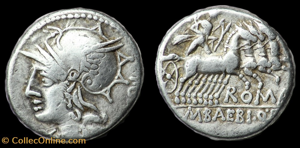 monnaies antiques romaines republicaines imperiales baebia