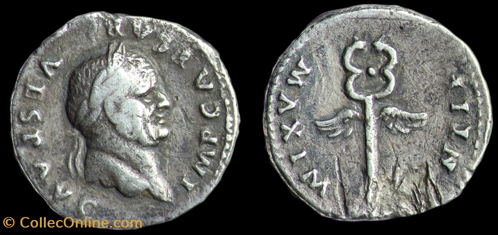 monnaies antiques romaines republicaines imperiales vespasien