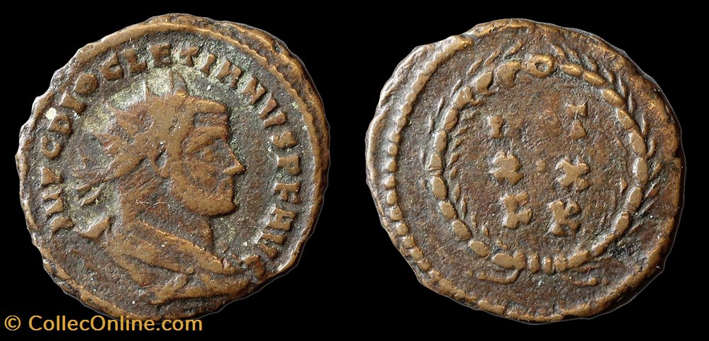 monnaies antiquite av jc a ap romaines republicaines imperiales diocletien