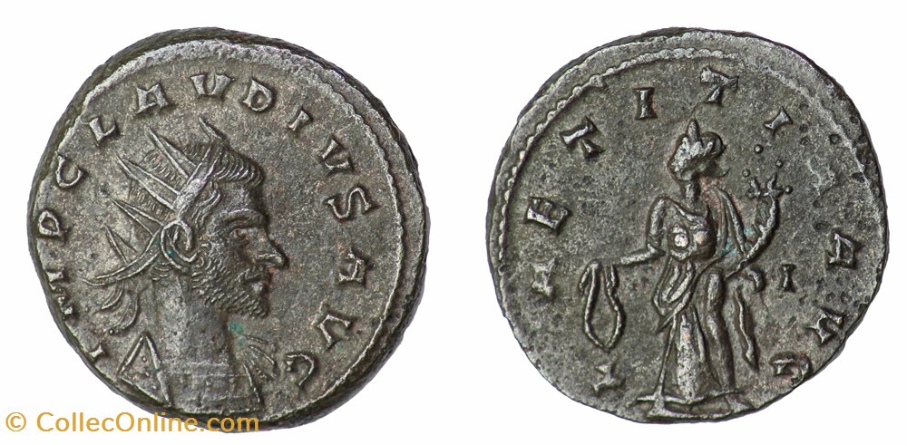 Claude II monnaies antiques romaines republicaines imperiales claude ii