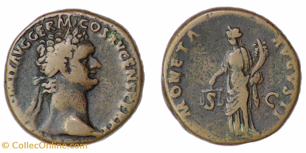 Domitien monnaies antiques a romaines republicaines imperiales domitien
