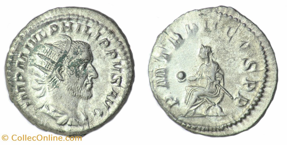 Philippe I monnaies antiques a romaines republicaines imperiales philippe i