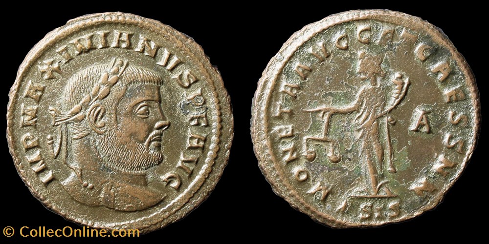 Maximien Hercule monnaies antiquite av jc ap romaines republicaines imperiales maximien hercule