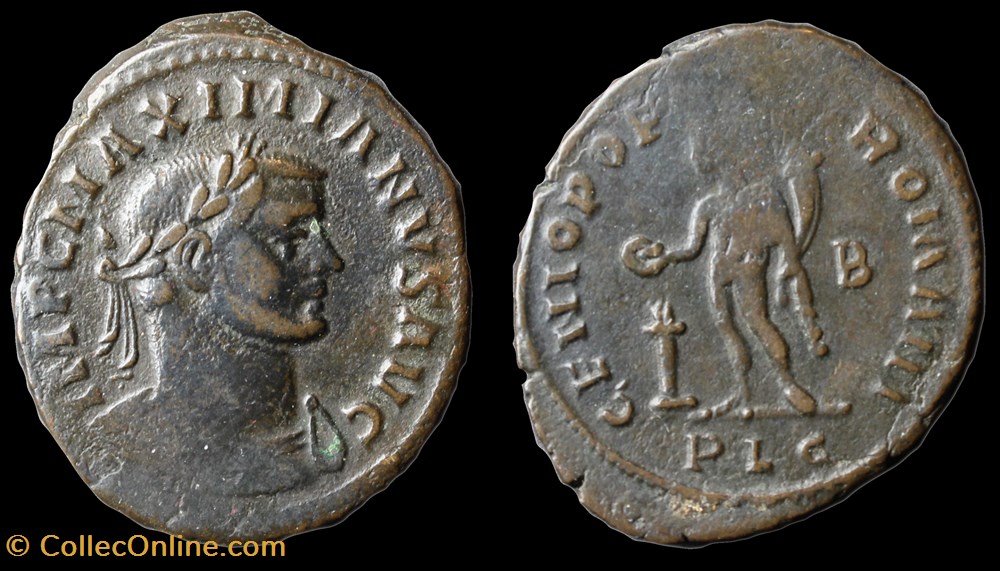 monnaies antiquite av jc ap romaines republicaines imperiales maximien hercule