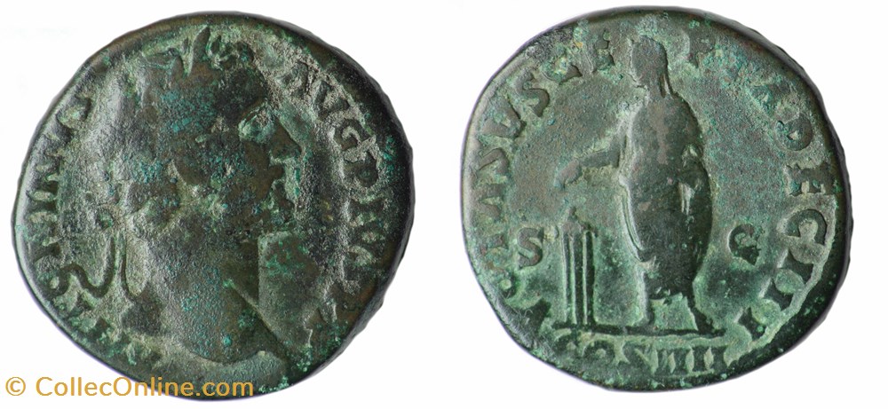 Antonin le pieux monnaies antiques romaines republicaines imperiales antonin le pieux