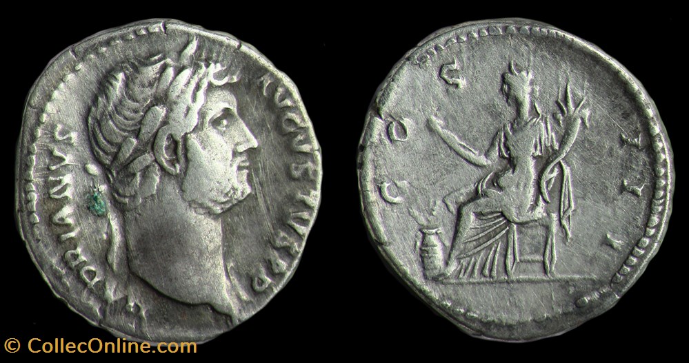Hadrien monnaies antiques romaines imperiales et republicaines hadrien