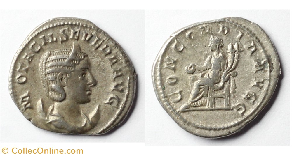 Otacilia Severa monnaies antiques av jc ap romaines republicaines imperiales otacilia severa