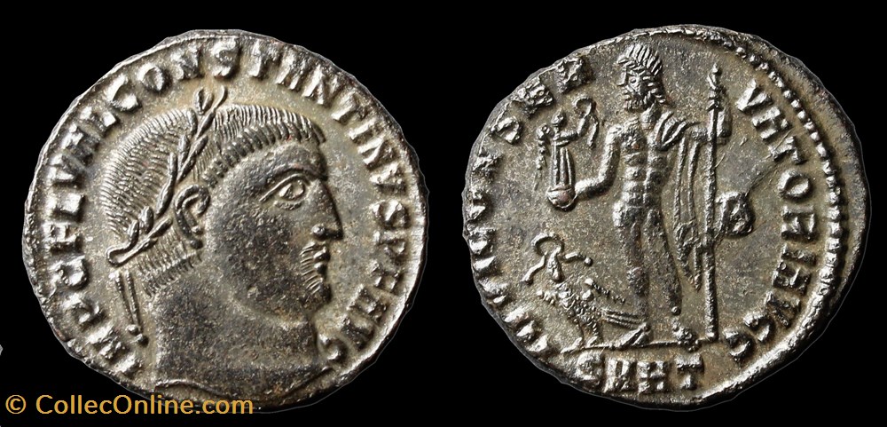 Constantin I monnaies antiquite av jc ap romaines republicaines imperiales constantin i