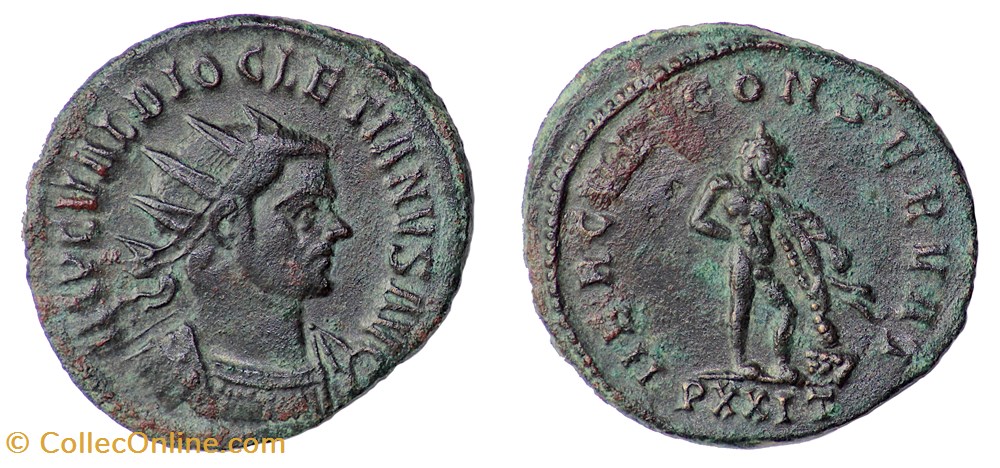 Dioclétien monnaies antiques a romaines imperiales republicaines diocletien