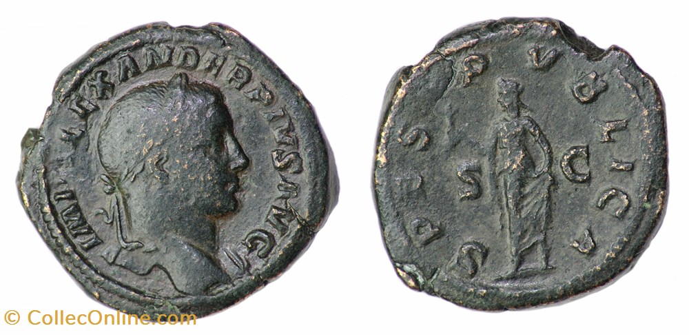 Alexandre Sévère monnaies antiques romaines imperiales et republicaines alexandre severe