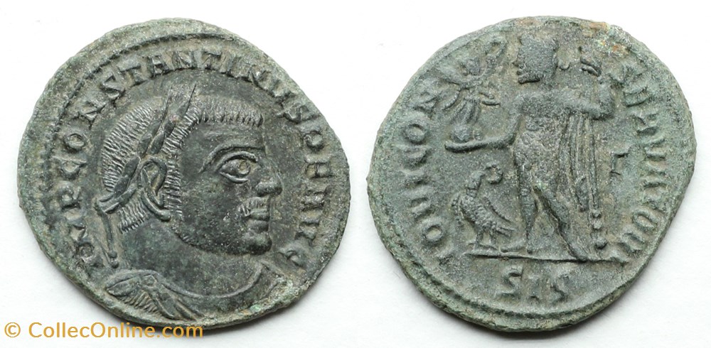 Constantin I monnaies antiquite av jc ap romaines republicaines imperiales constantin i