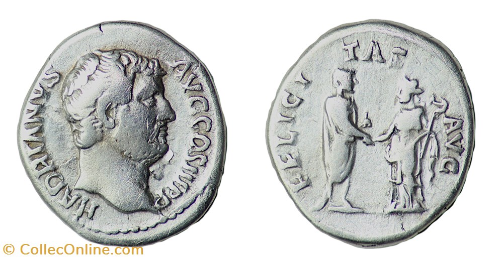 Hadrien monnaies antiques romaines imperiales et republicaines hadrien