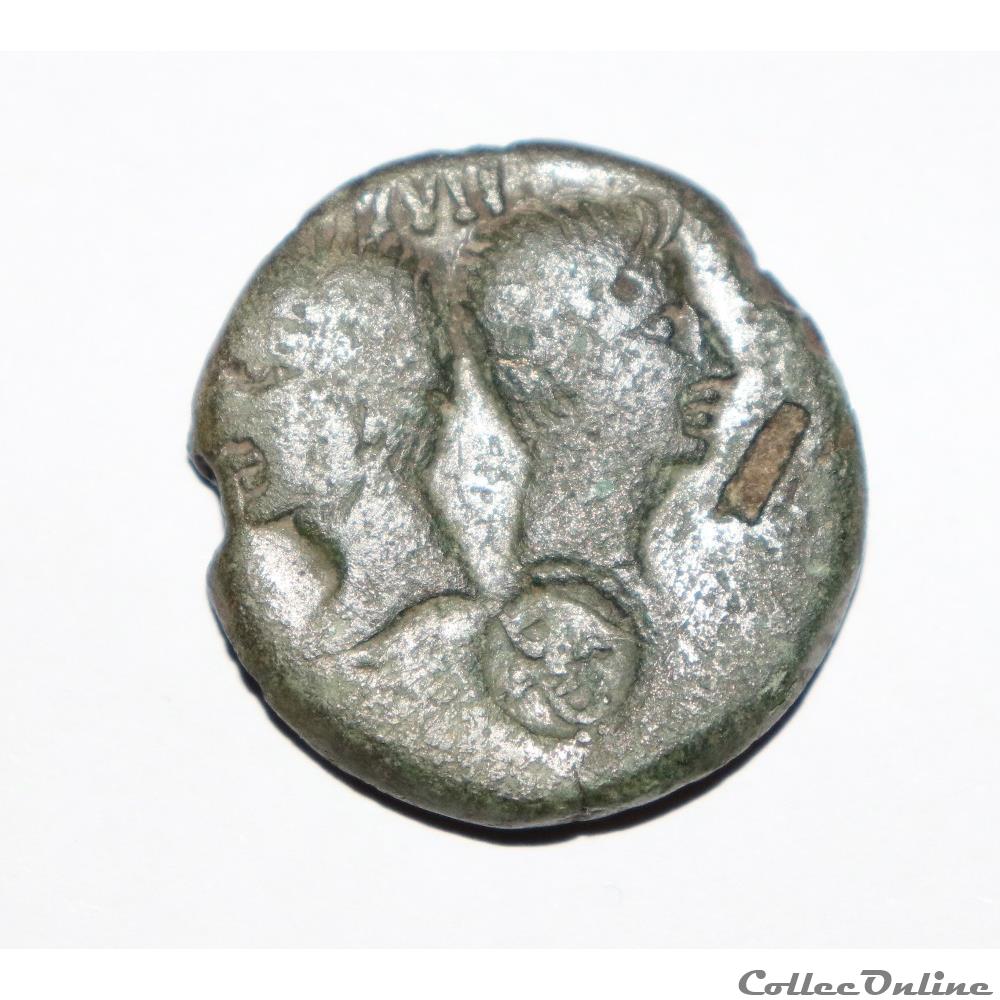 monnaie antique romaine 1 auguste dupondius de nimes