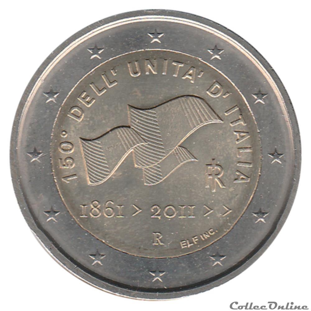 Piece 2 Euro 150 Dell'unità D'italia Valeur Italie - 2011 : 150e anniversaire de l'unification italienne - Monnaies