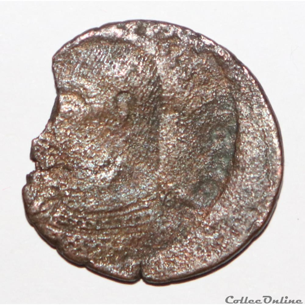 monnaie antique romaine decence maiorina piece incuse