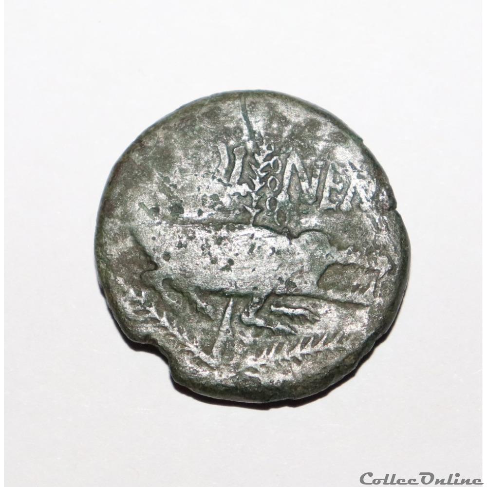 monnaie antique romaine 1 auguste dupondius de nimes