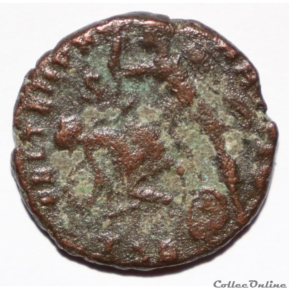 monnaie antique romaine constance ii maiorina reduite