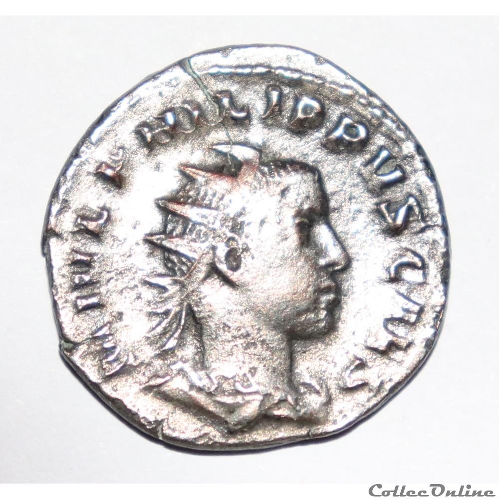 Philippe II - Antoninien monnaie antique romaine philippe ii antoninien