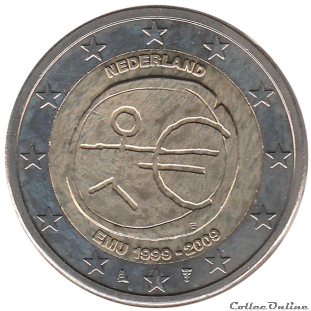 monnaie euro pays bas 2009 10e anniversaire de union economique et monetaire