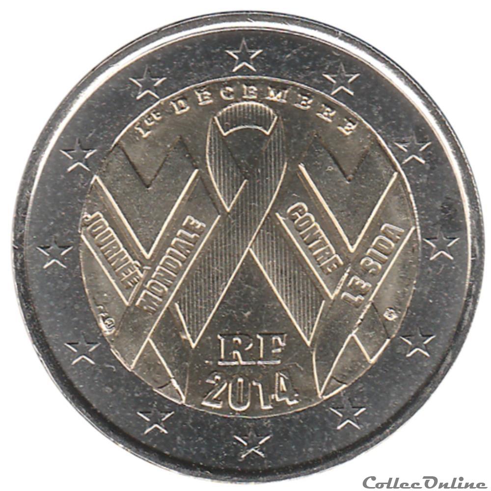 monnaie euro france 2014 journee mondiale contre le sida
