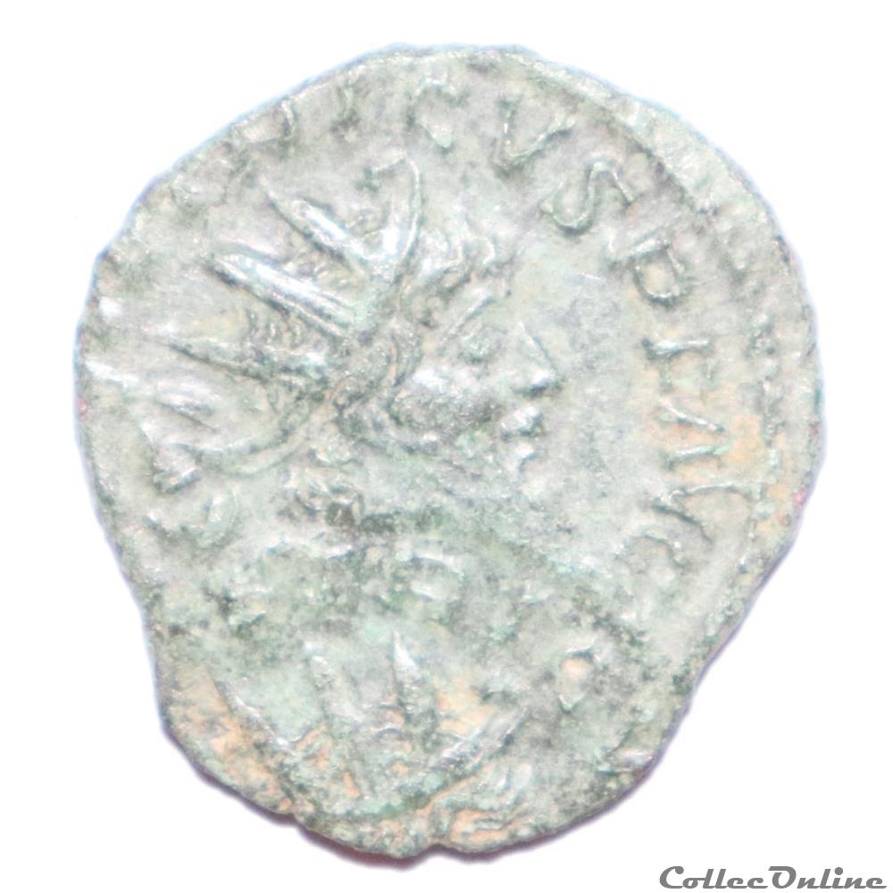 monnaie antique romaine tetricus ier antoninien incuse