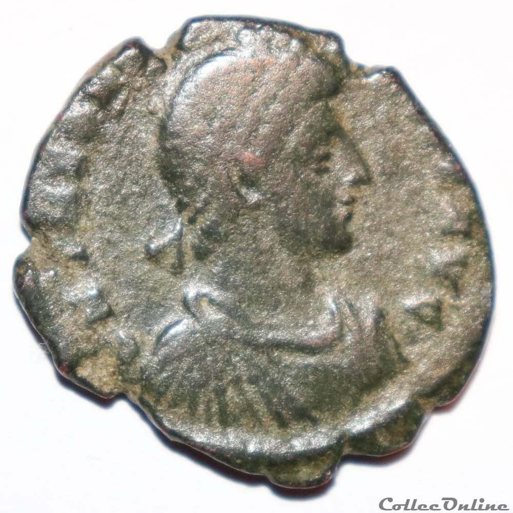 monnaie antique romaine theodose ier maiorina pucunnia