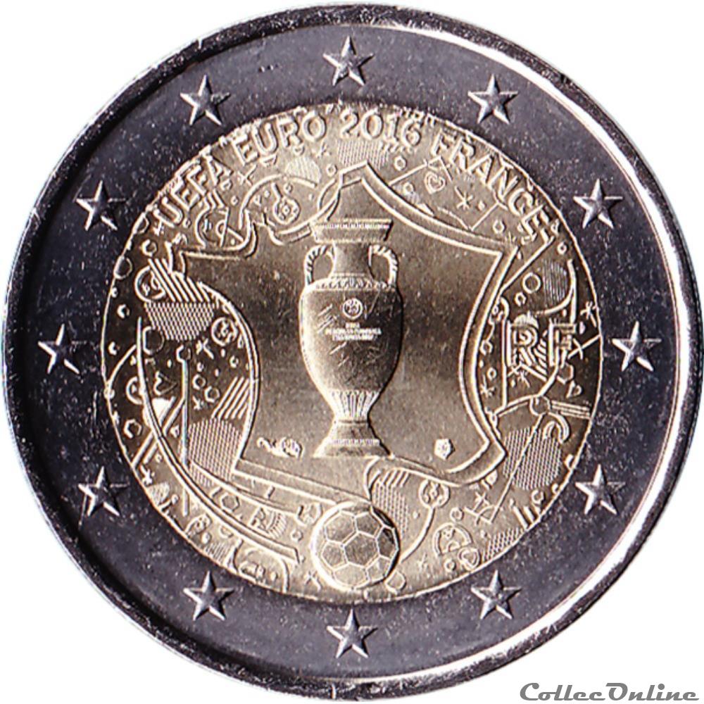 monnaie france 2016 championnat europe de football 2016 en france