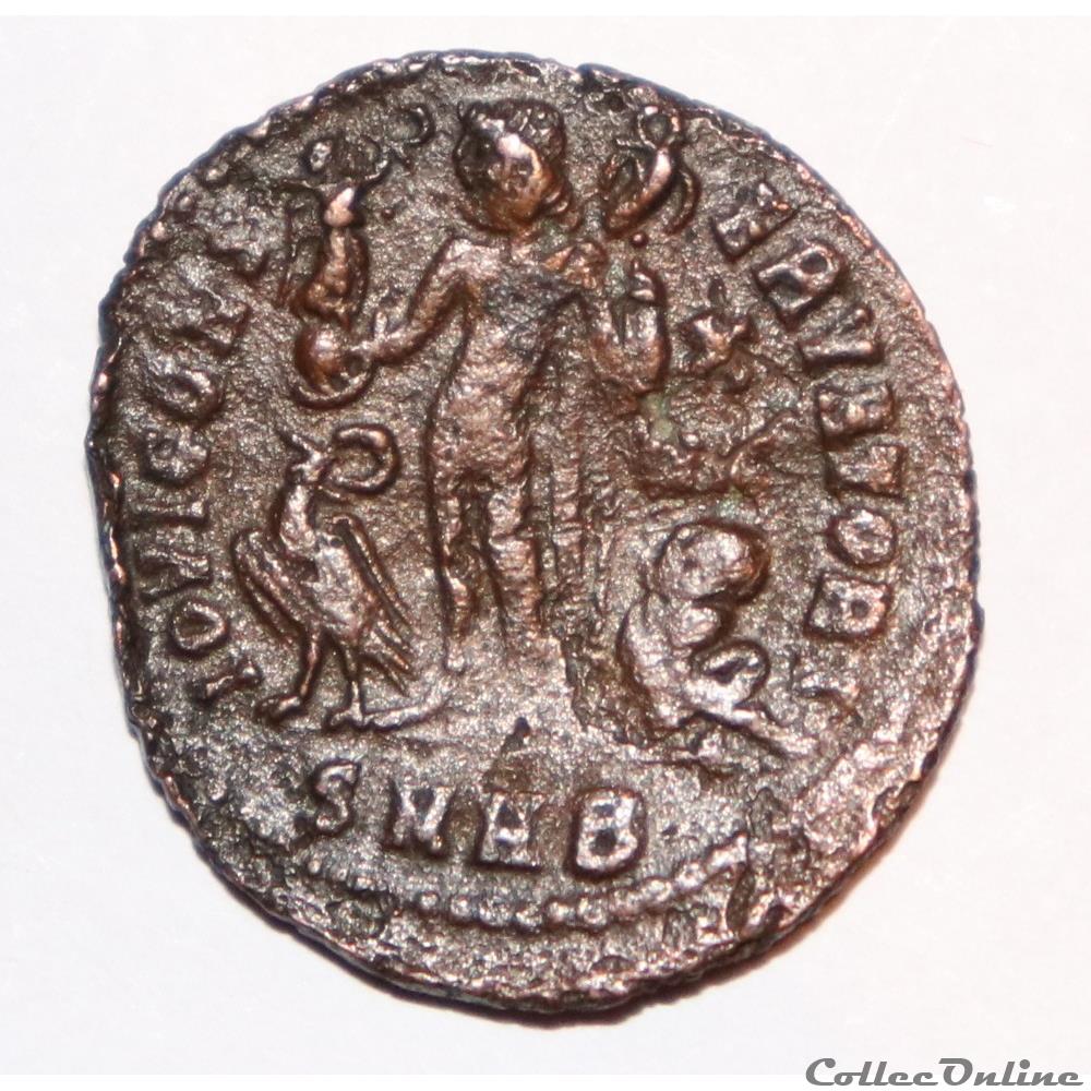 Constantin II - Follis/Nummus monnaie antique romaine constantin ii follis nummus