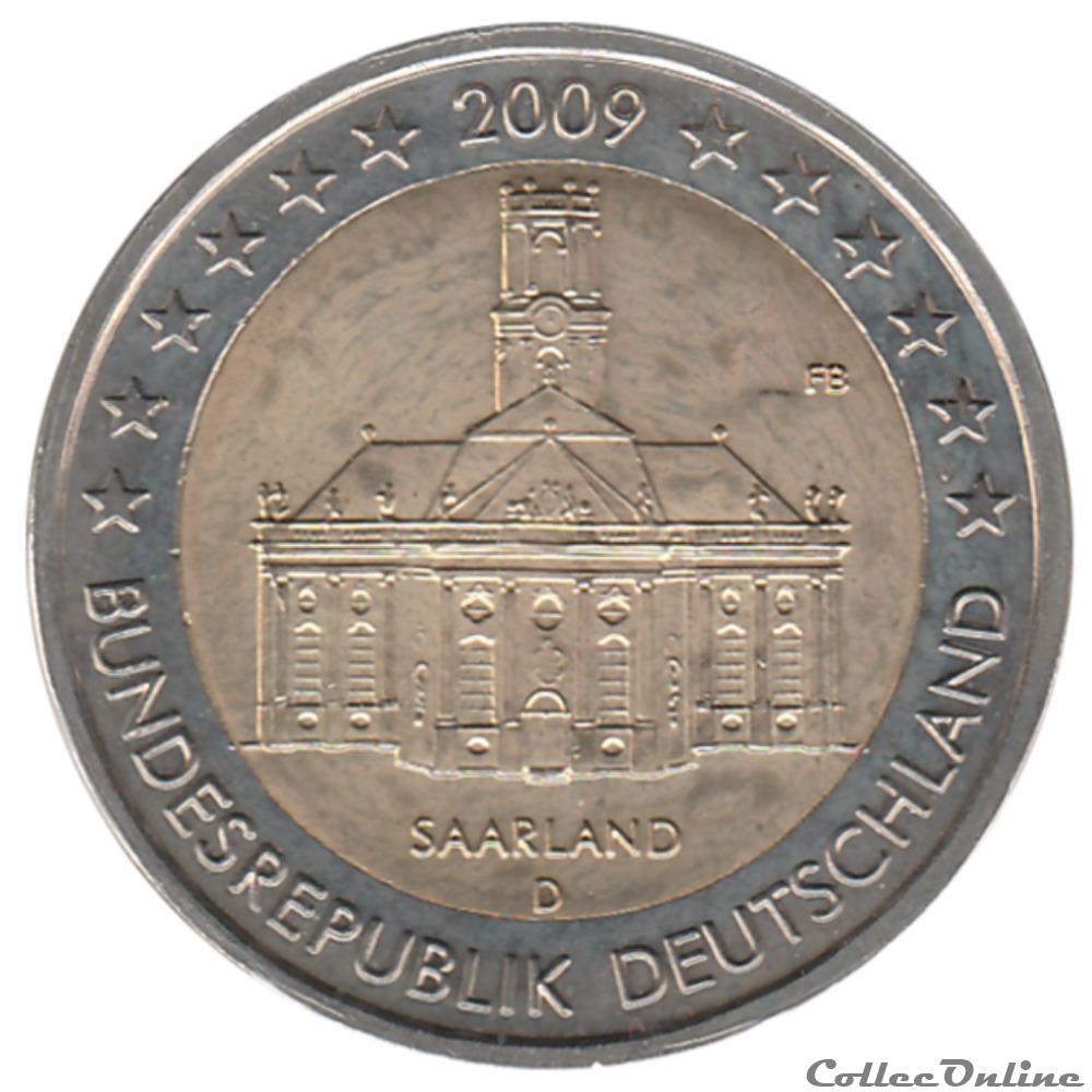 monnaie euro allemagne 2009 presidence de la sarre au bundesrat