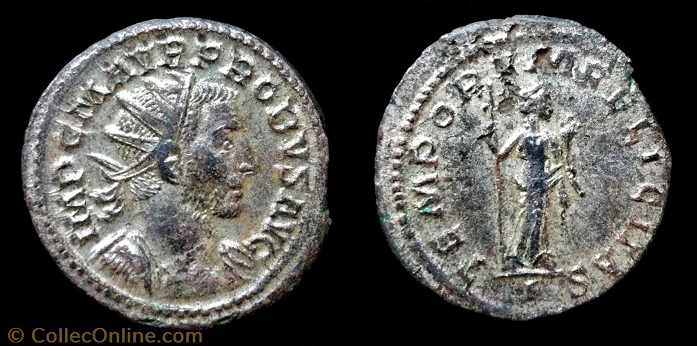 209 - Probus -TEMPORVM FELICITAS /-//I monnaie antique av jc ap romaine republicaine imperiale 209 probus temporvm felicitas i