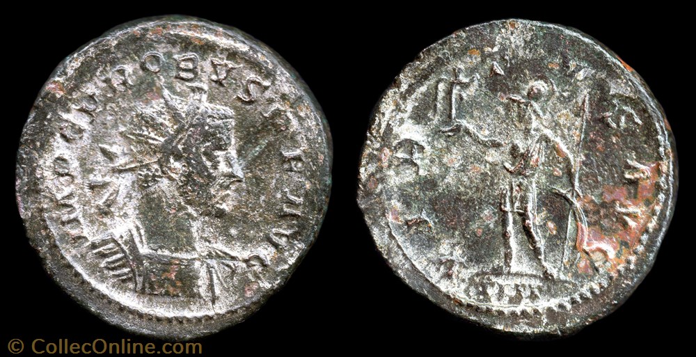 003 - Probus - VIRTVS AVG // IIII monnaie antique jc ap romaine republicaine imperiale 003 probus virtvs avg iiii
