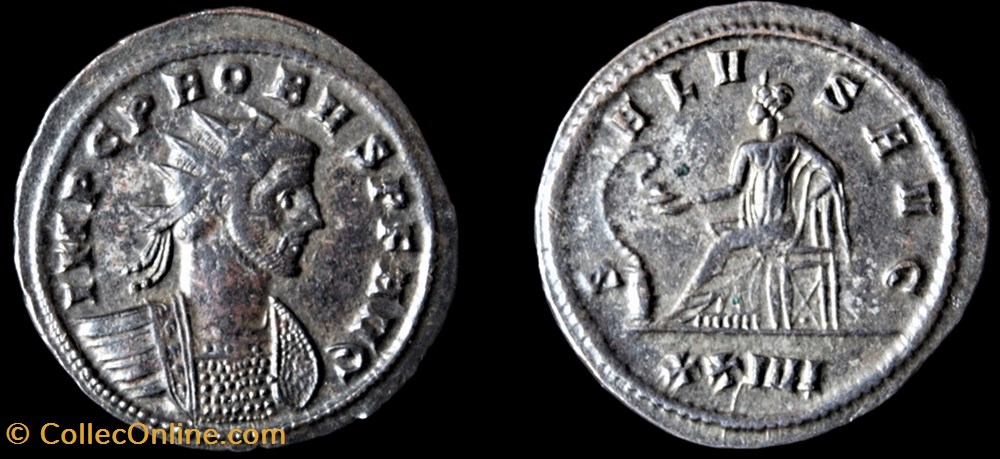 176 - Probus - SALVS AVG /-//XXIVI monnaie antique jc ap romaine provinciale 176 probus salvs avg xxivi