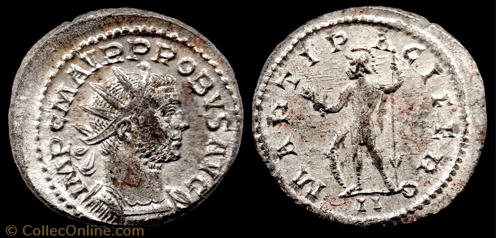 008 - Probus - MARTI PACIFERO //II monnaie antique av jc ap romaine republicaine imperiale 008 probus marti pacifero ii