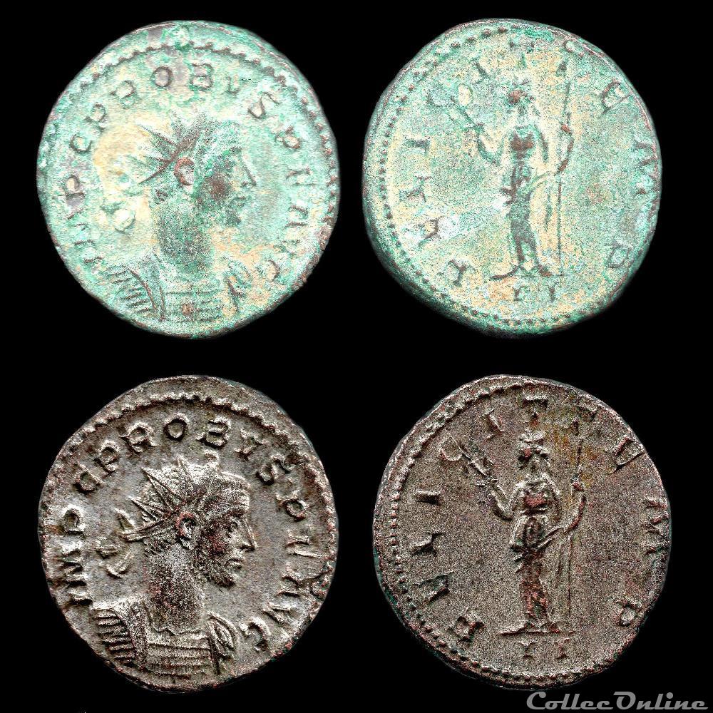 PROBVS - FELICIT TEMP/-/-/II monnaie antique av jc a ap romaine probvs felicit temp ii