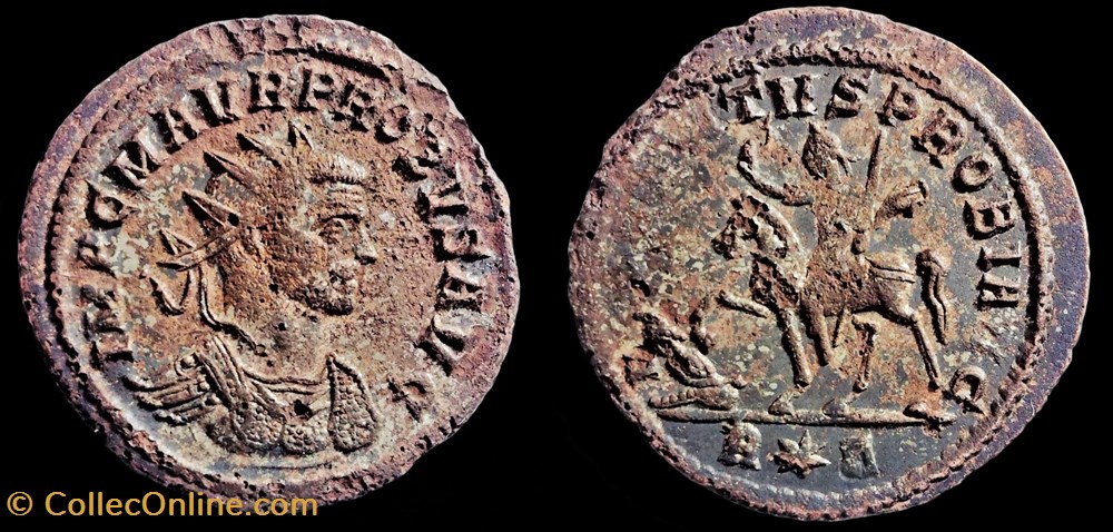 224 - Probus - ADVENTVS PROBI AVG //R*Δ monnaie antique jc ap romaine republicaine imperiale 224 probus adventvs probi avg r