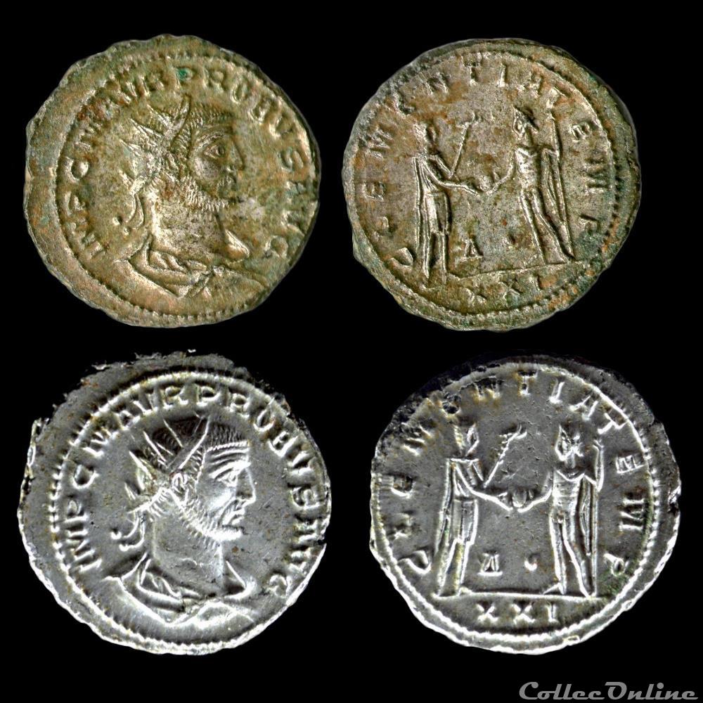 PROBVS - CLEMENTIA TEMP/Δ°/XXI monnaie antique av jc ap romaine probvs clementia temp xxi