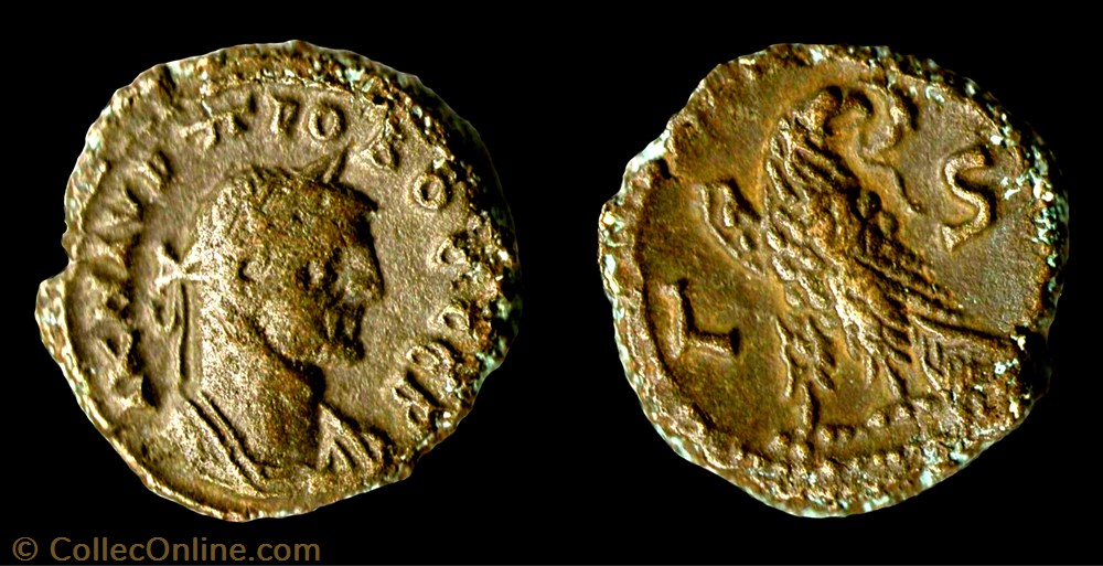 116 - Probus - Aigle à gauche - LS monnaie antique av jc ap romaine provinciale 116 probus aigle a gauche ls