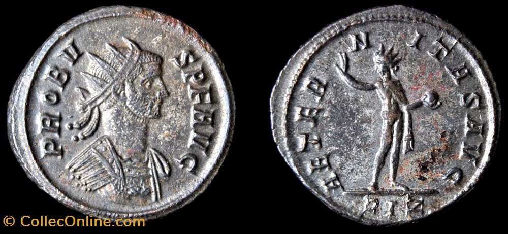 175 - Probus - AETERNITAS AVG //RIZ monnaie antique jc ap romaine republicaine imperiale 175 probus aeternitas avg riz
