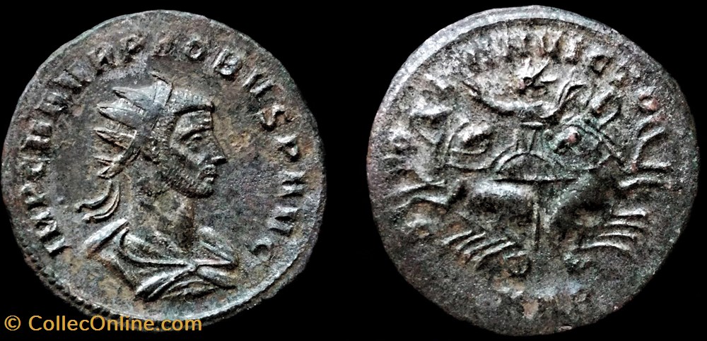 monnaie antique av jc ap romaine provinciale 208 probus soli invicto kab