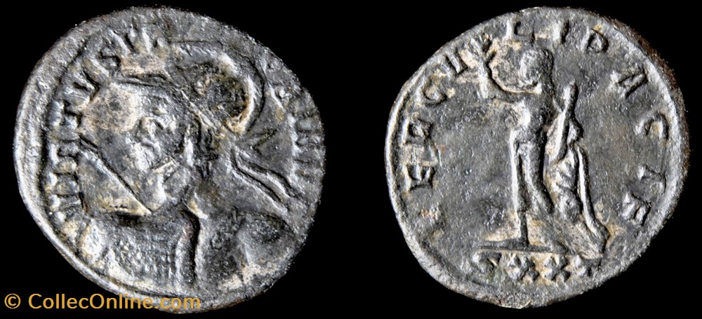 130 - Probus - HERCVLI PACIF /-// SXXT monnaie antique av jc ap romaine republicaine imperiale 130 probus hercvli pacif sxxt
