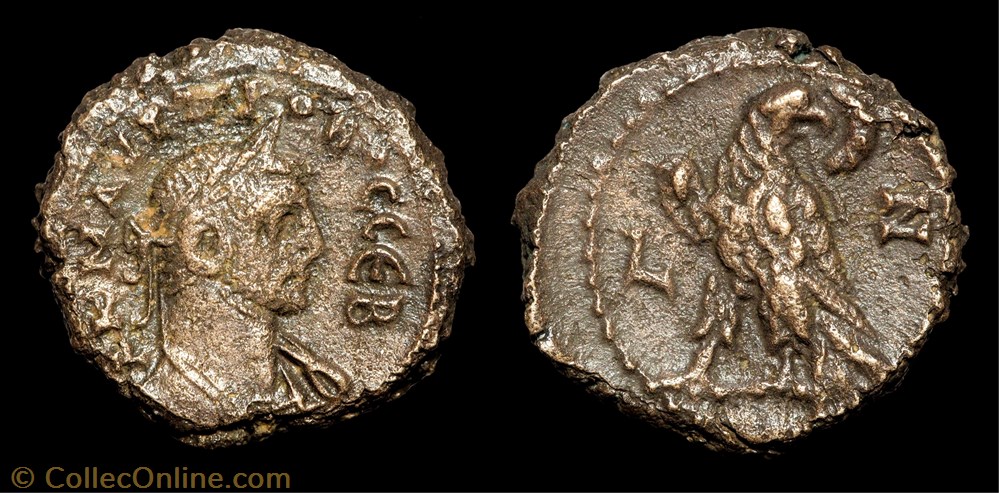 165 - Probus - Aigle à gauche - LZ monnaie antique av jc ap romaine provinciale 165 probus aigle a gauche lz