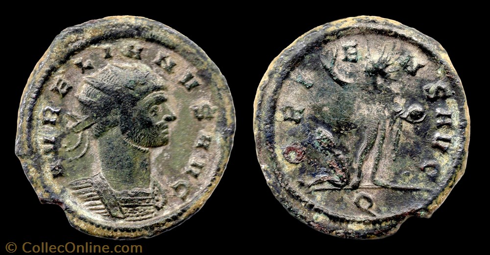 2 - Aurelien - ORIENS AVG monnaie antique jc ap romaine 2 aurelien oriens avg
