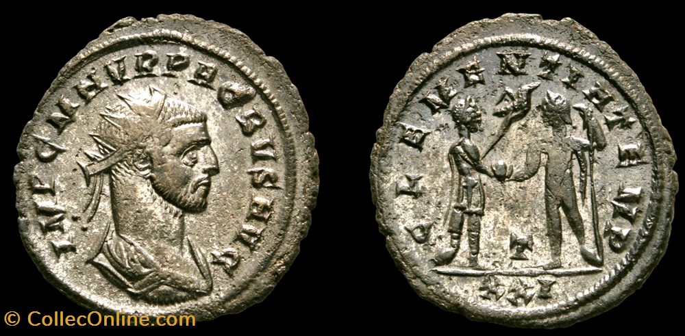monnaie antique av jc ap romaine provinciale 174 probus clementia temp t xxi