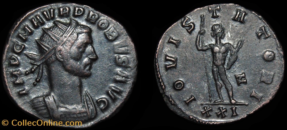 250 - Probus - IOVI STATORI /-/Z//XXI monnaie antiquite av jc ap romaine republicaine imperiale 250 probus iovi statori z xxi